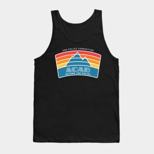 ACAB Mountain Defund The Police End Police Corruption Tank Top